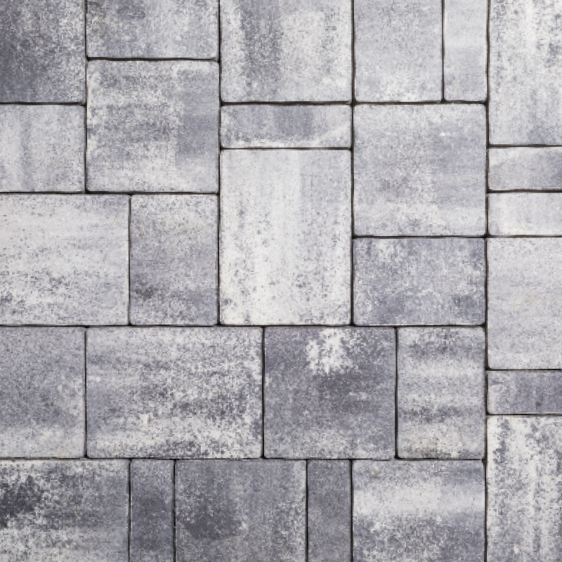 Piazza Erbe Quarzo Bianco Mix – Pavimenti Senini